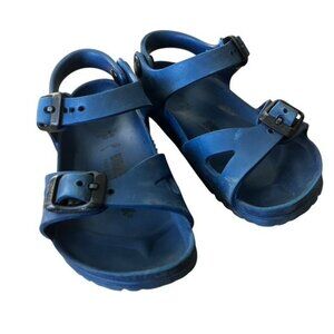 Birkenstock Toddler Rio Eva Navy Blue Sandals Size 6